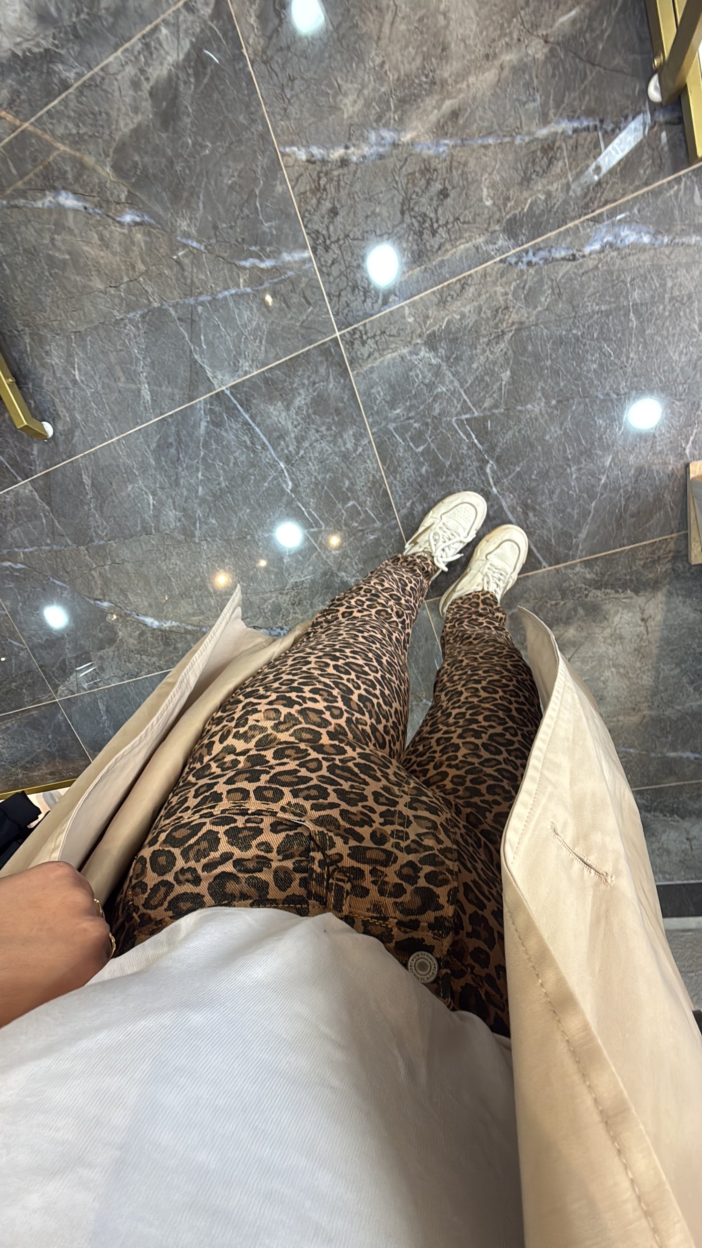 Leopar Desen Pantolon